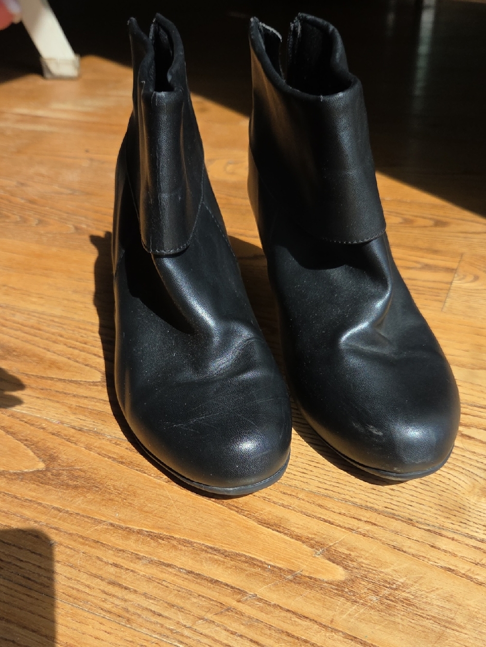SolesensabilityBlack Slip-On Ankle Booties